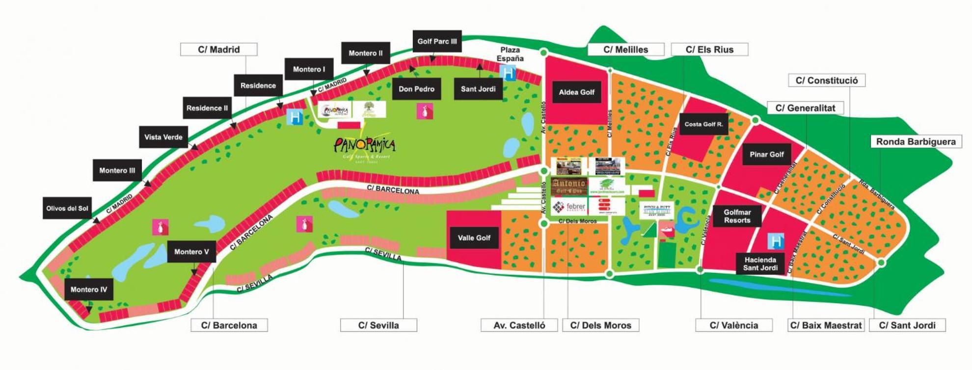 Espectacular Chalet Adosado Para Vacaciones En Panoramica Golf Sant Jordi Zewnętrze zdjęcie