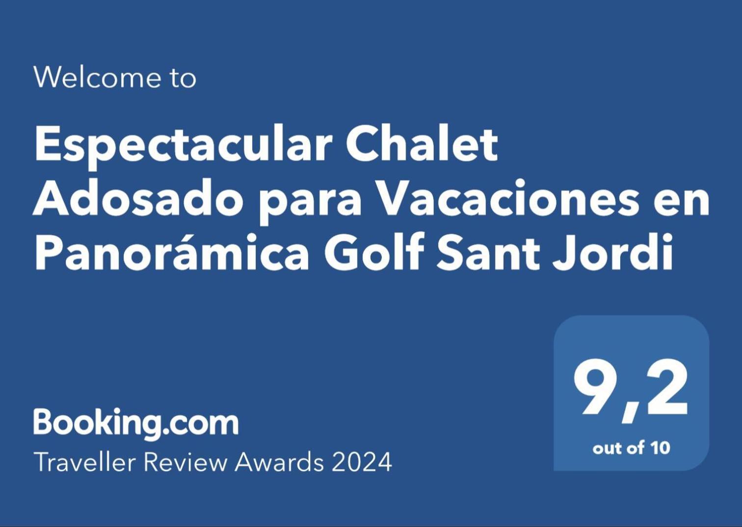 Espectacular Chalet Adosado Para Vacaciones En Panoramica Golf Sant Jordi Zewnętrze zdjęcie
